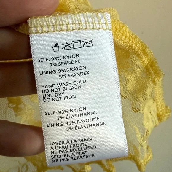 Urban Outfitters Kimchi Blue Sunny Lace Babydoll Milkmaid Blouse Sheer M - Picture 3 of 8